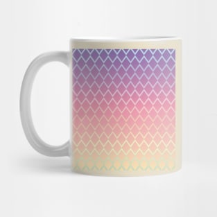 Pink and purple gradient diamond pattern Mug